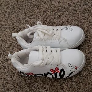 Minnie Mouse White Sneakers